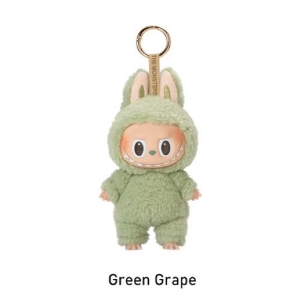 NIB confirmed “Green Grape” Exciting Macaron Labubu bag charm
